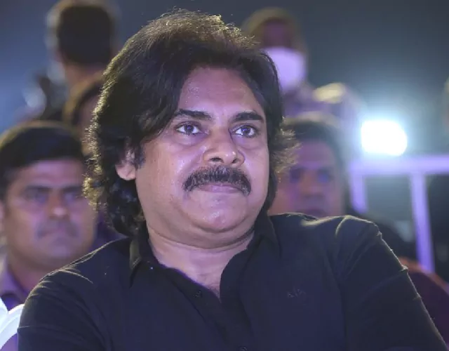 Pawan Kalyan Stills at Bheemla Nayak Pre Release